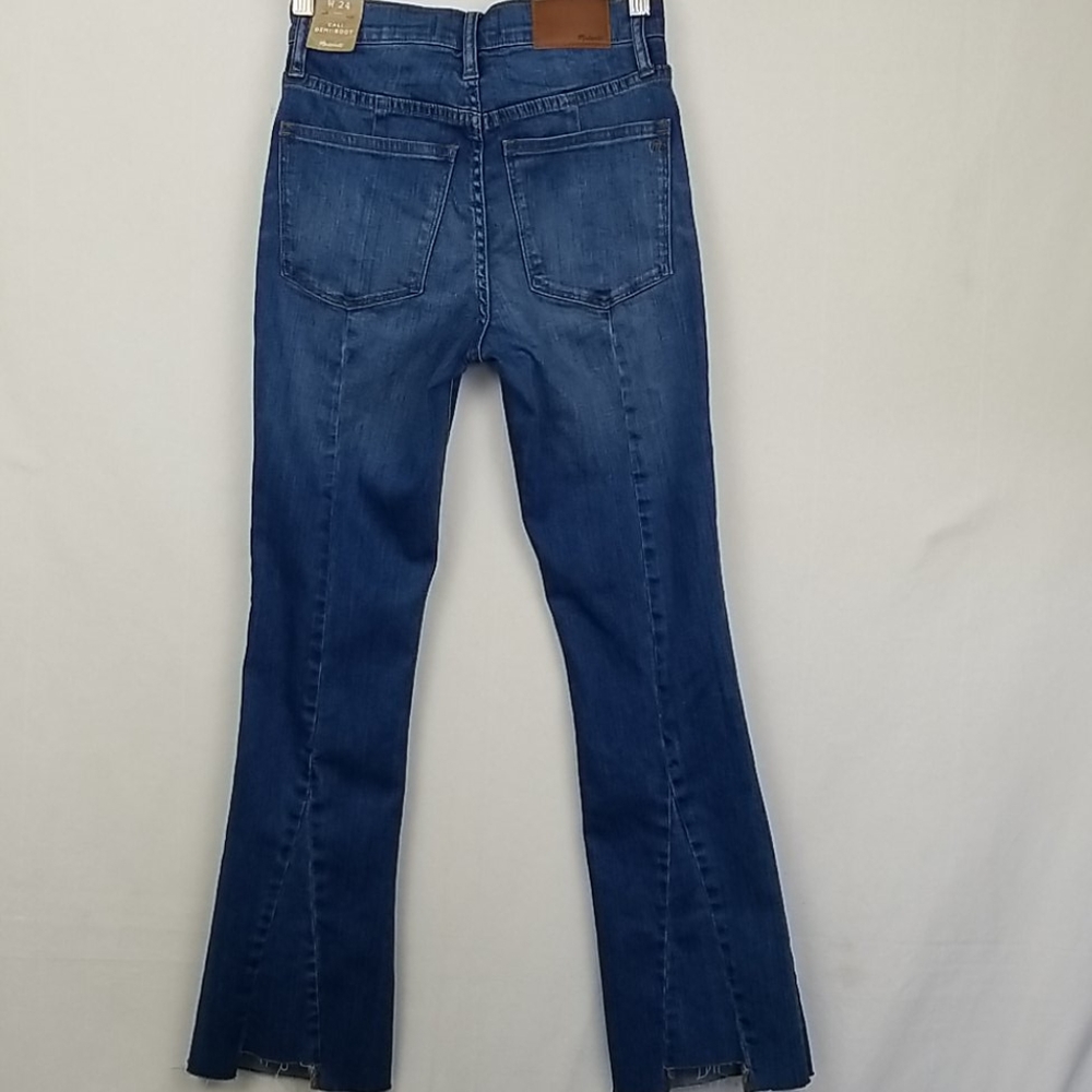 NEW Madewell Cali Demi Boot Back Seam Jeans Sz 24 - Picture 6 of 14